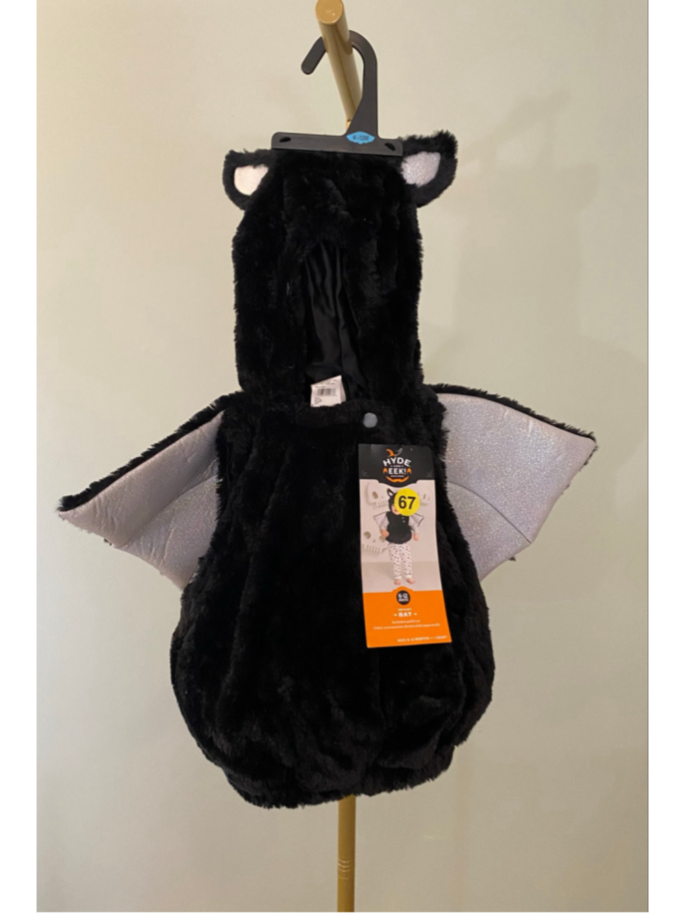 Baby Hyde & EEK! Boutique Bat Halloween Costume Age 6-12 Months New